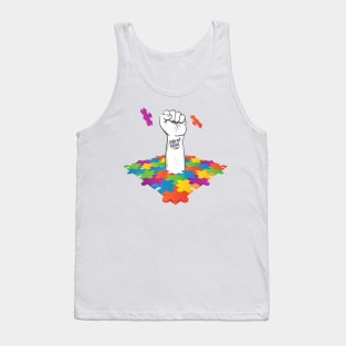 'Different Not Less' Autism Awareness Shirt Tank Top